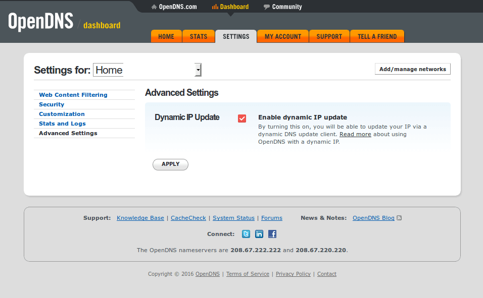 dynamicip-setting