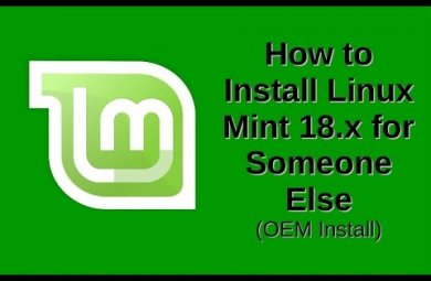 How to Install Linux Mint 18.x for Someone Else