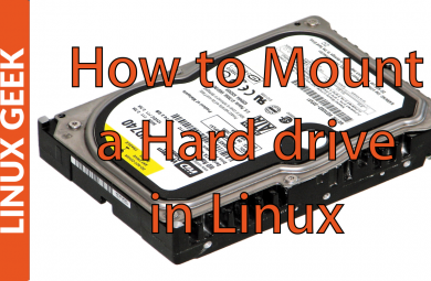 How to Mount an Additional Hard Drive in Linux