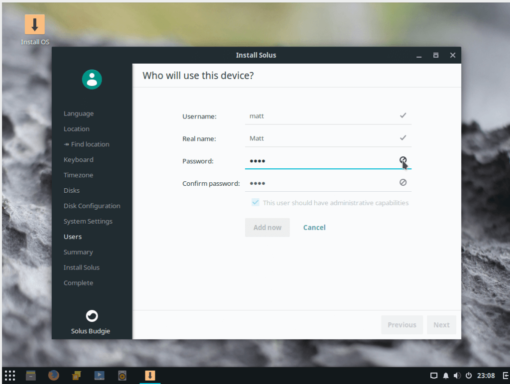 Solus Password